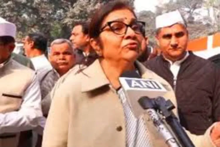 Congress leader and Rajya Sabha MP Rajani Patil