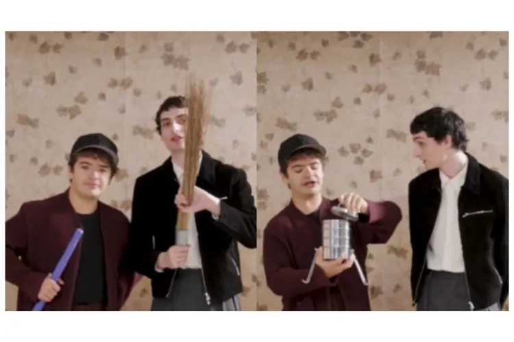 Finn Wolfhard and Gaten Matarazzo 