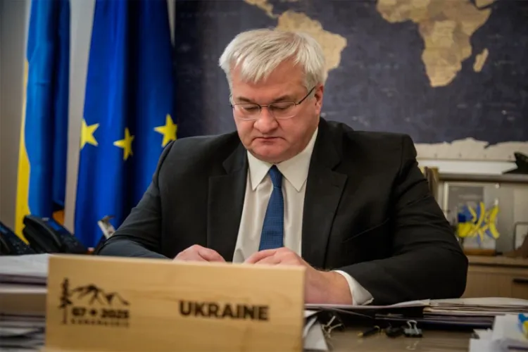 Ukraine's Foreign Minister Andrii Sybiha