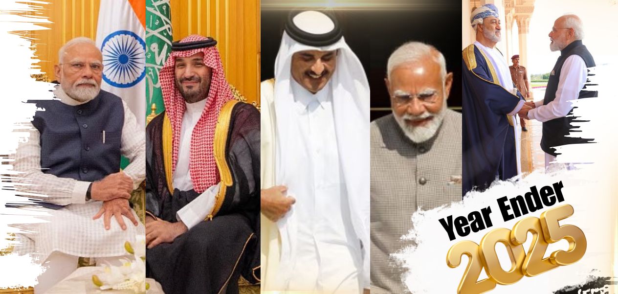 Prime Minister Narendra Modi with heads of States of Arab countries during his visits