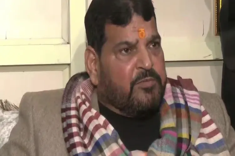 Former Kaiserganj MP Brij Bhushan Sharan Singh 