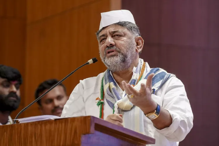 Karnataka Deputy Chief Minister D K Shivakumar