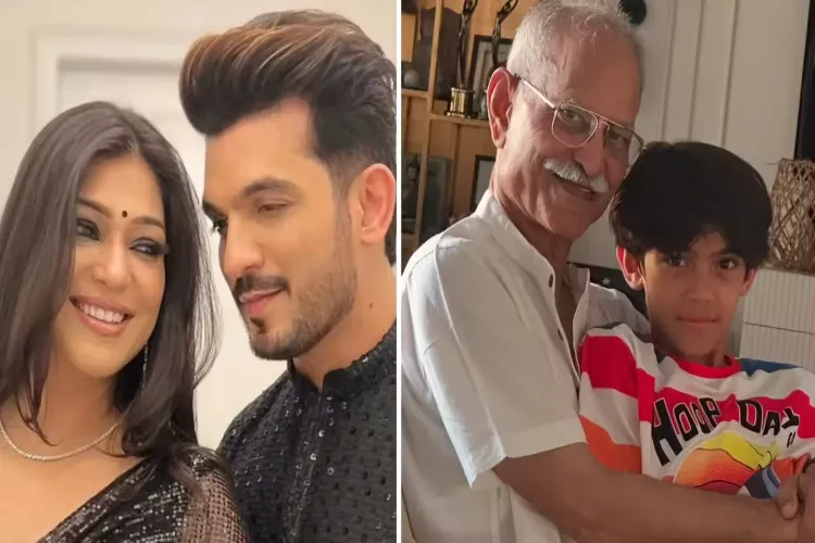 Arjun Bijlani with Family