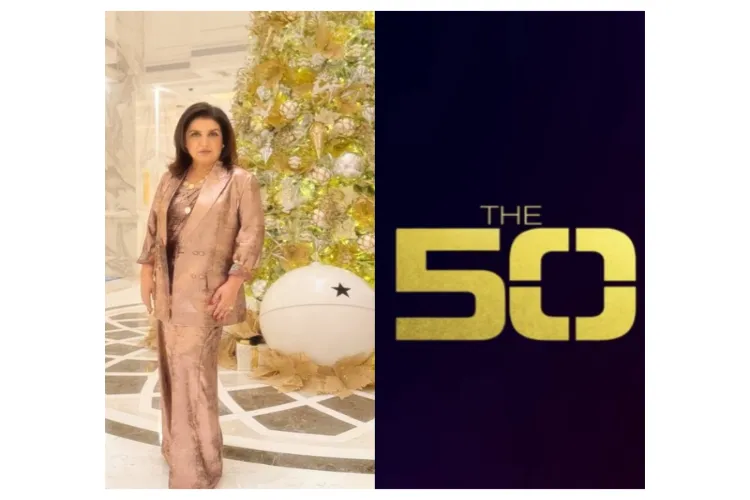 Filmmaker, choreographer, and producer Farah Khan, The 50
