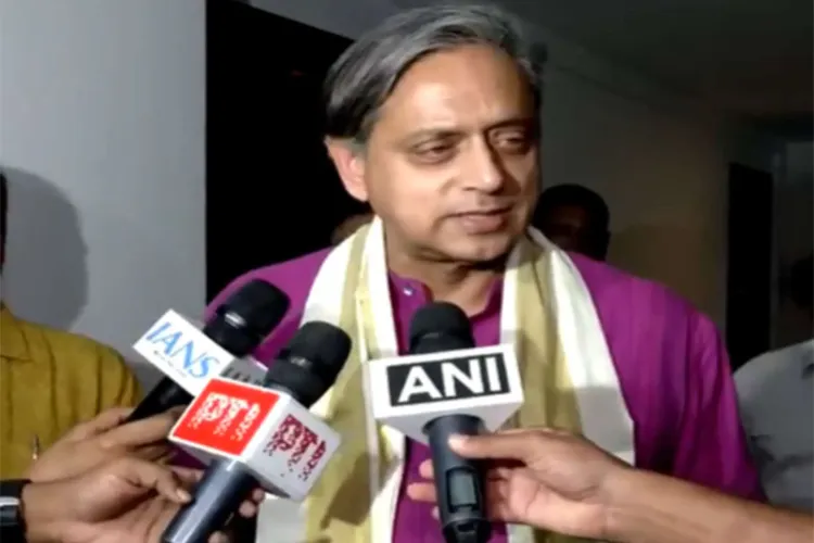 Congress leader Shashi Tharoor 