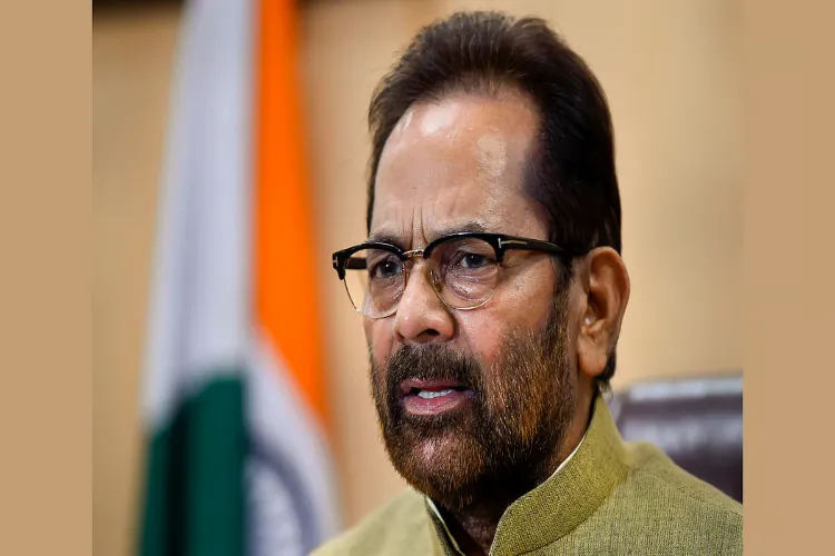 BJP leader Mukhtar Abbas Naqvi 