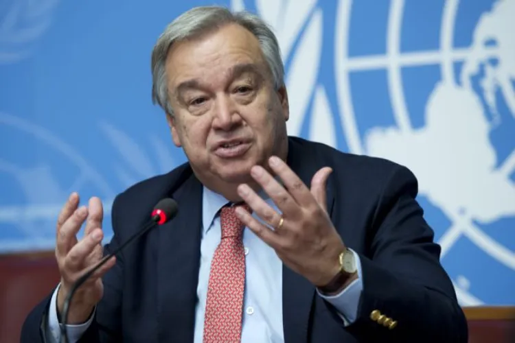 UN Secretary General Antonio Guterres 