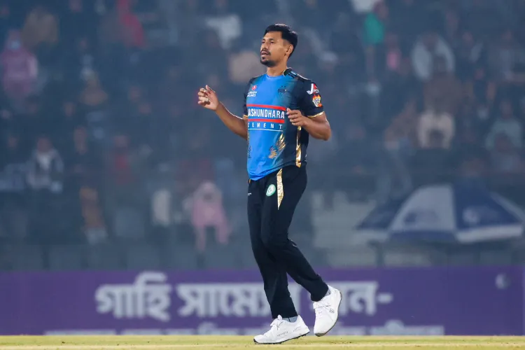 Bangladeshi player Mustafizur Rahman
