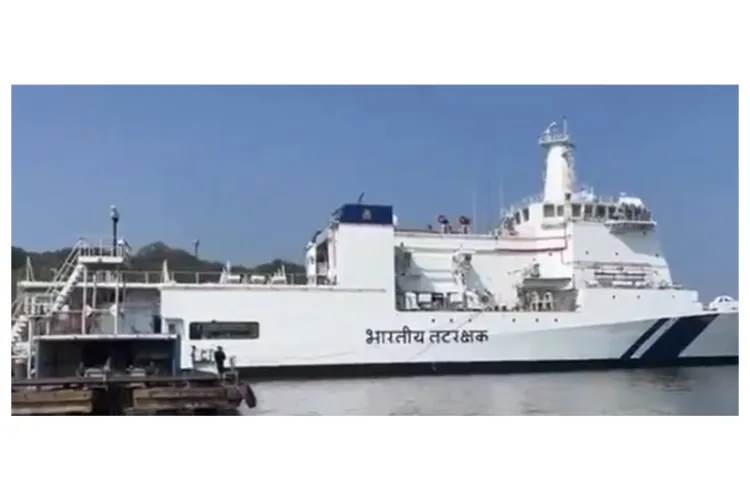 The Indian Coast Guard's (ICG) first indigenously built Pollution Control Vessel, Samudra Pratap