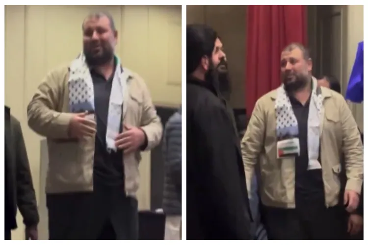 Screenshot from the video posted on X