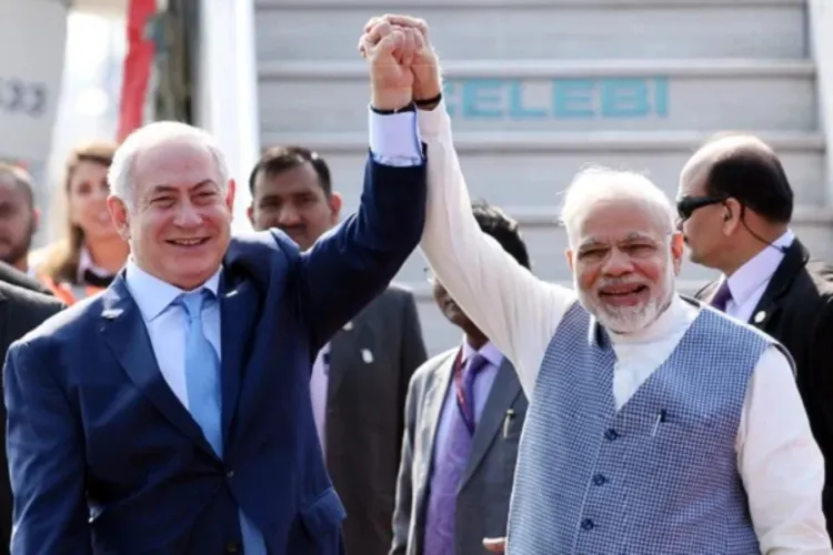 Prime Minister Narendra Modi and Israeli counterpart Benjamin Netanyahu