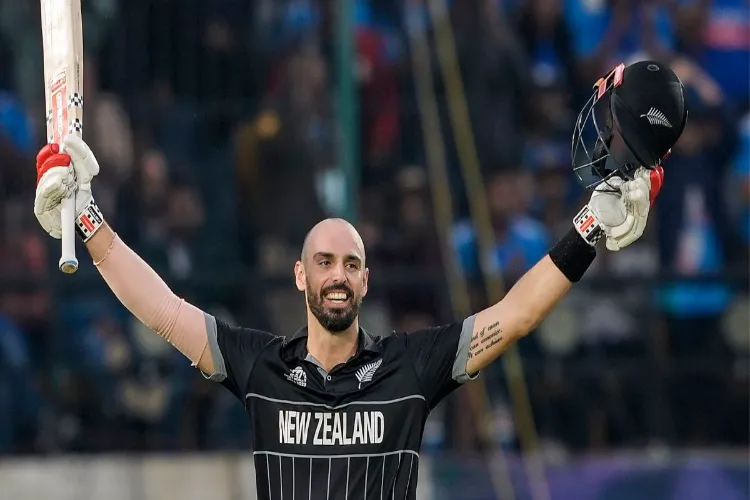 New Zealand Cricketer Daryl Mitchell 