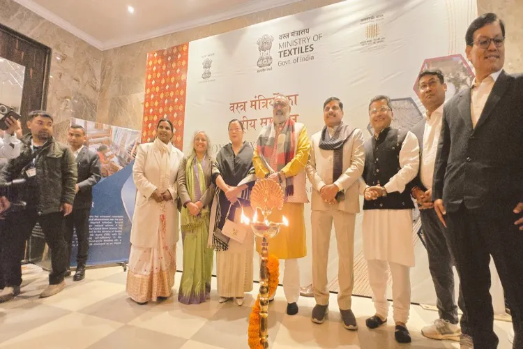 Union Minister of Textiles Giriraj Singh and Madhya Pradesh Chief Minister Mohan Yadav attended the National Textiles Ministers' Conference 2026 in Guwahati 
