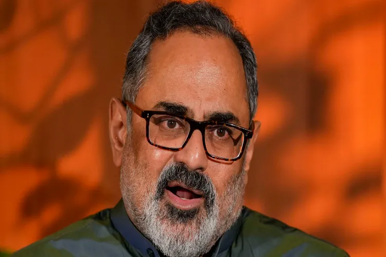 Kerala BJP president Rajeev Chandrasekhar during a ceremony of newly elected local body members at the Thiruvananthapuram Corporation