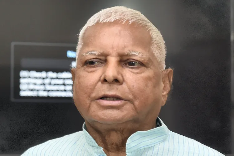 RJD chief and former railway minister Lalu Prasad Yadav
