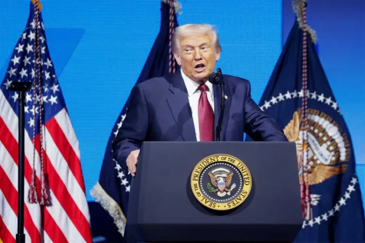 US President Donald Trump 