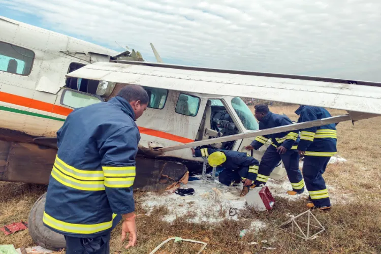 Emergency Response After IndiaOne Air Crash Near Rourkela