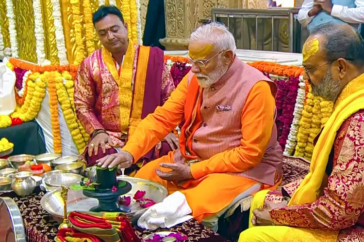 Gujarat: PM Modi offers prayers at Somnath Jyotirlinga Mandir