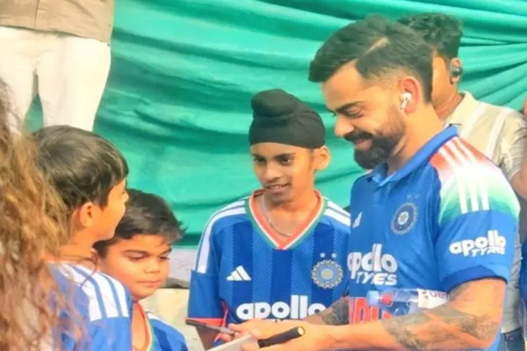 A gentle Kohli moment wins the Internet