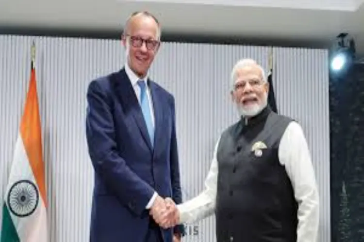 Prime Minister Narendra Modi and German Chancellor Friedrich Merz