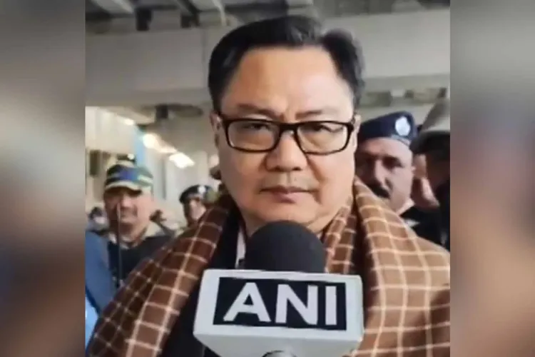 Union Parliamentary Affairs Minister Kiren Rijiju 