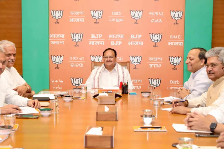 BJP leaders at BJP headquarters
