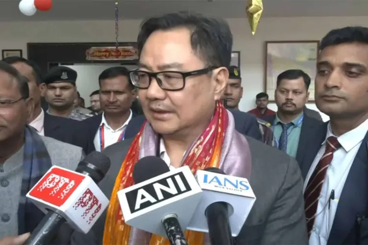 Union Parliamentary Affairs Minister Kiren Rijiju