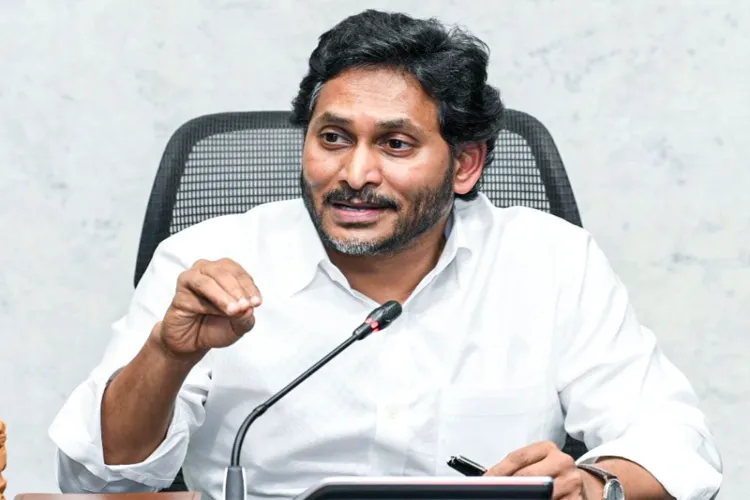 Former Andhra Chief Minister and YSR Congress Party (YSRCP) President YS Jagan Mohan Reddy 