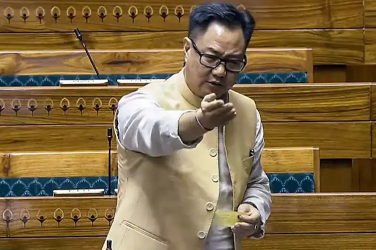 Union Minority Affairs Minister Kiren Rijiju