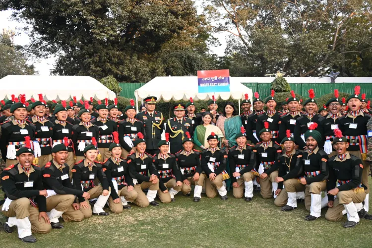 Chief of the Army Staff (COAS) Upendra Dwivedi visited the National Cadet Corps (NCC) Republic Day Camp (RDC) 2026 at the Cariappa Parade Camp in Delhi Cantonment 