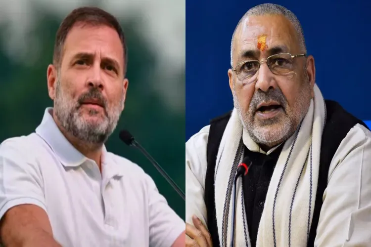 Union Minister Giriraj Singh took a swipe at Congress leader Rahul Gandhi