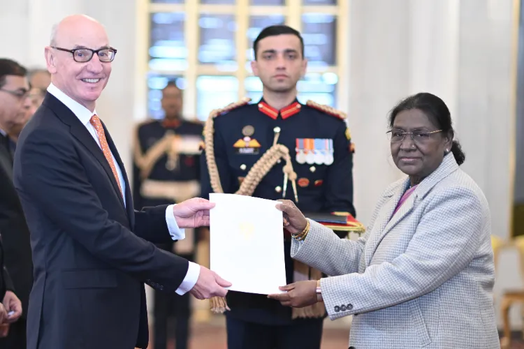 President Droupadi Murmu received credentials from Robert Zischg the Austrian Ambassdor to India
