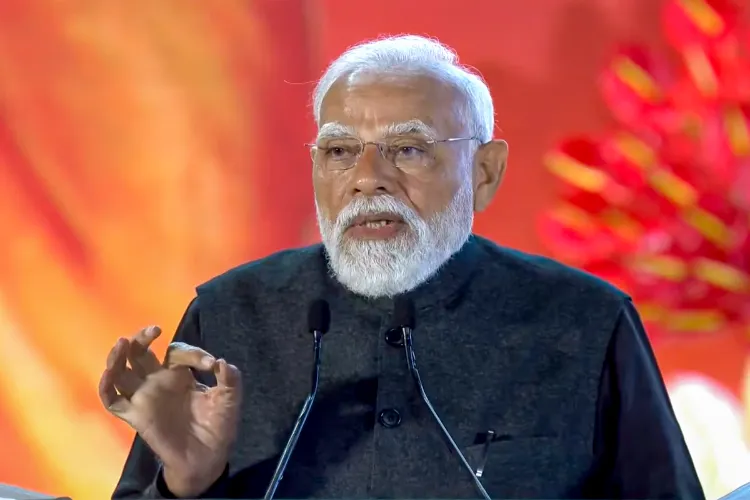  In this screengrab from a video posted on Jan. 12, 2026, Prime Minister Narendra Modi addresses the concluding session of Viksit Bharat Young Leaders Dialogue 2026