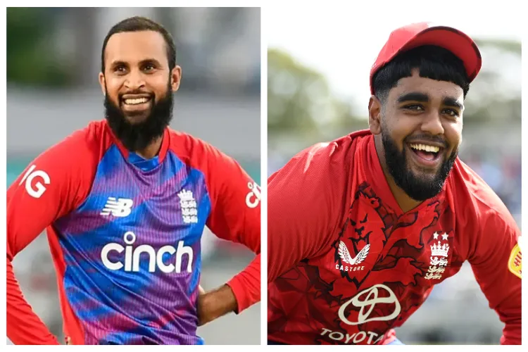 Adil Rashid and Rehan Ahmed
