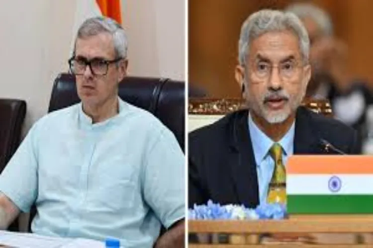 Jammu and Kashmir Chief Minister Omar Abdullah and External Affairs Minister S Jaishankar 