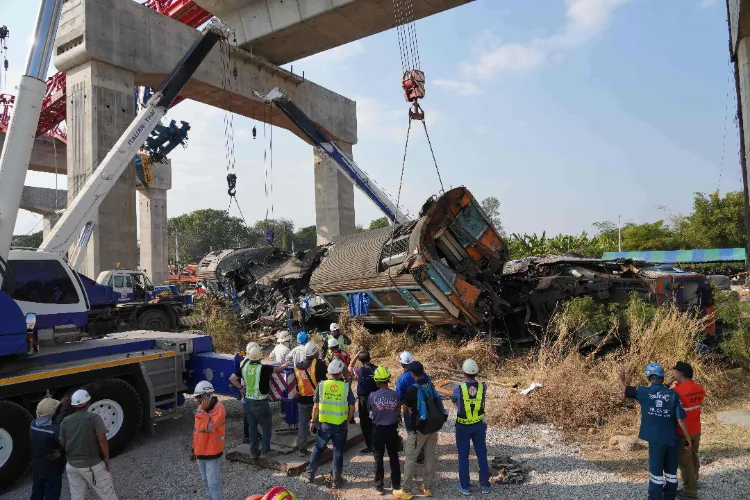 A tragic rail disaster unfolded in Nakhon Ratchasima province, north-eastern Thailand (Photo- NPR)