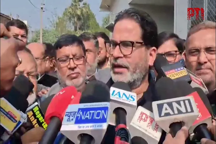 Jan Suraaj Party founder Prashant Kishor visited Jehanabad district in Bihar to meet bereaved family members of a NEET aspirant who died earlier this week 