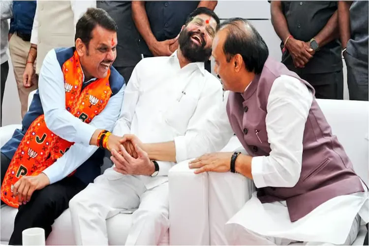 Maharashtra CM Devendra Fadnavis, Deputy CM Eknath Shinde and Deputy CM Ajit Pawar