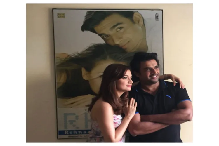 Actor Dia Mirza and R Madhavan
