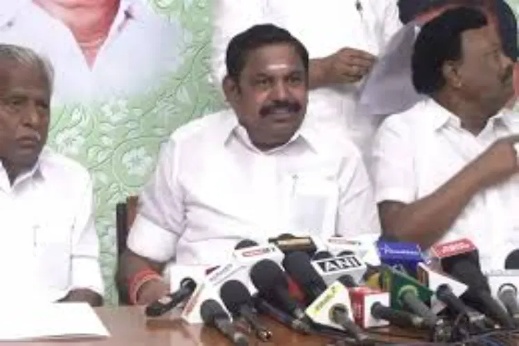 AIADMK General Secretary Edappadi K Palaniswami