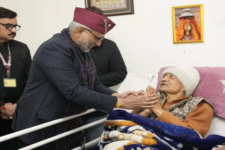 VP Radhakrishnan meets former Uttarakhand CM Khanduri