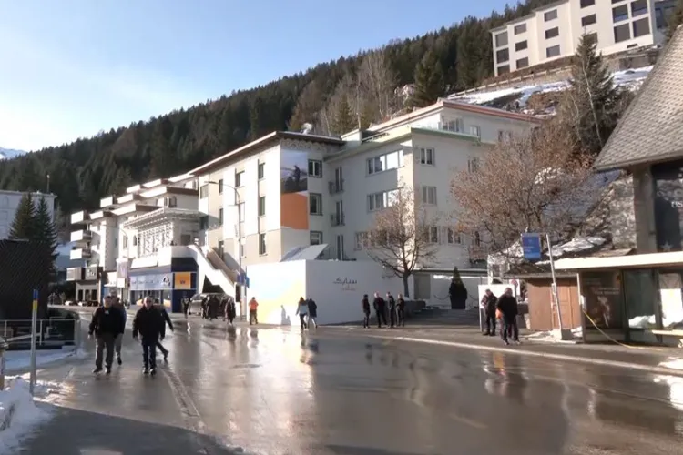 Davos on lockdown as World Economic Forum opens