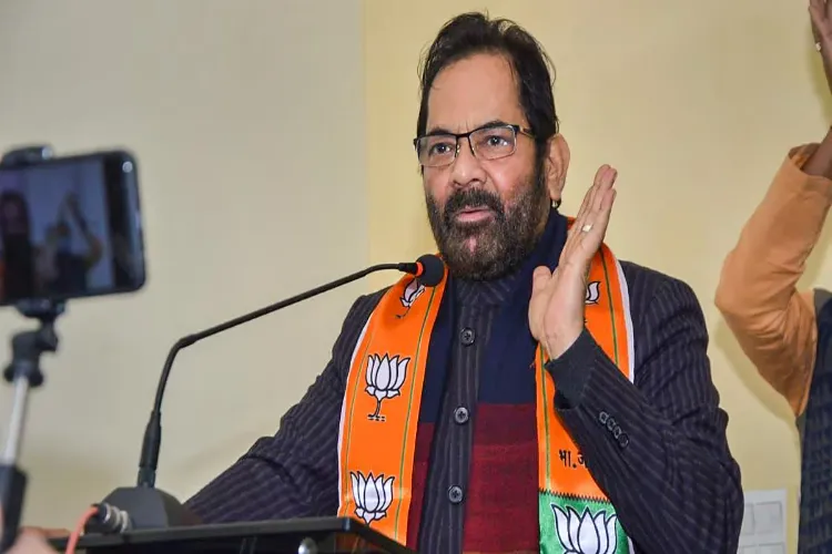 BJP leader Mukhtar Abbas Naqvi