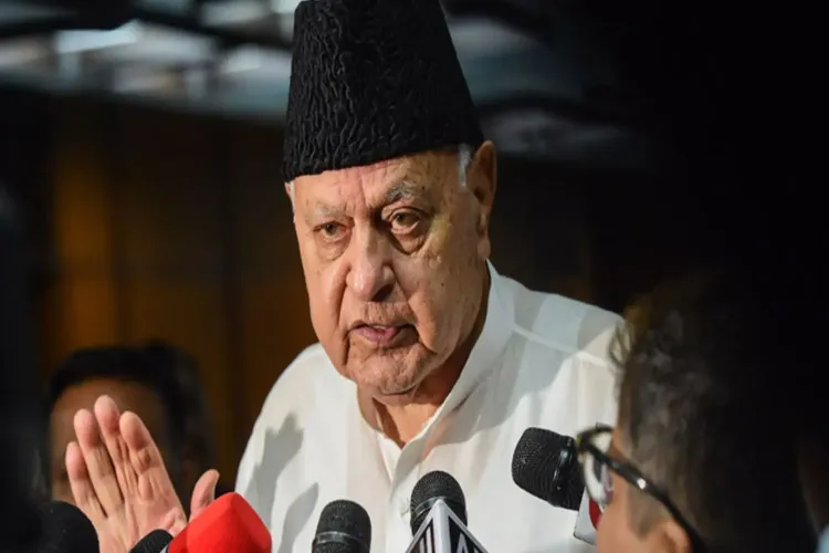 National Conference president Farooq Abdullah