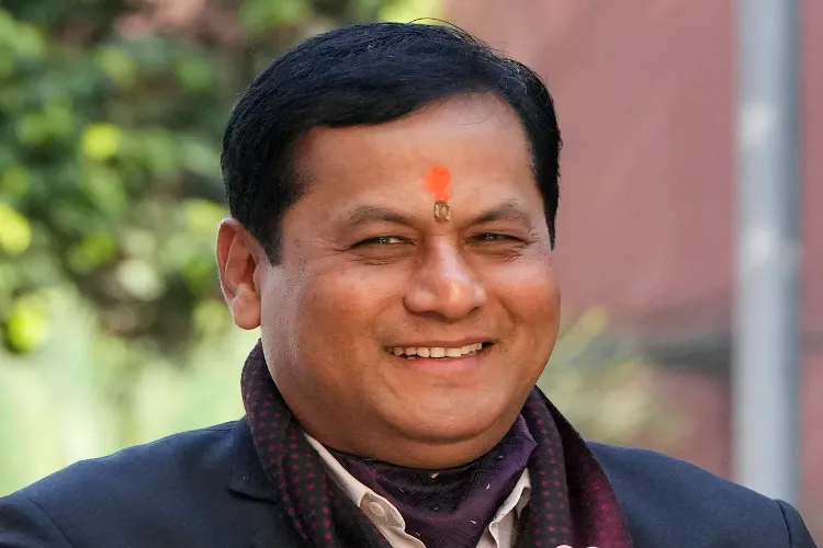 Union Minister Sarbananda Sonowal