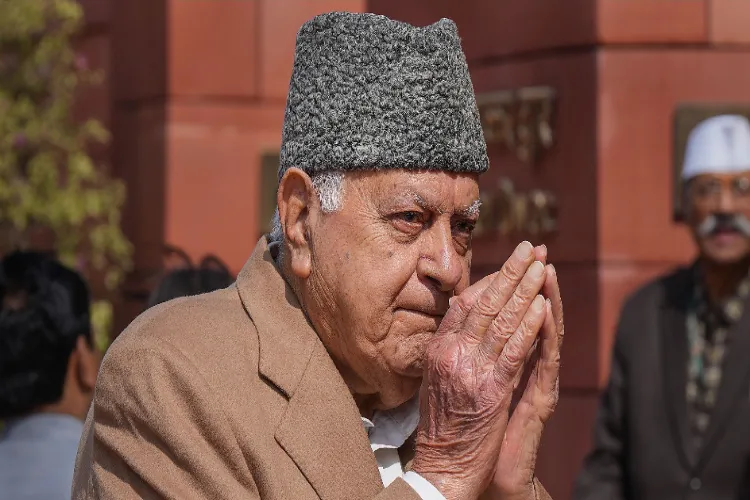 National Conference president Farooq Abdullah 