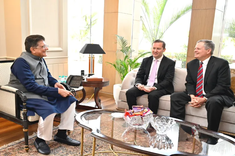 Commerce Minister Piyush Goyal met US Senator Steve Daines and the US Ambassador to India Sergio Gor