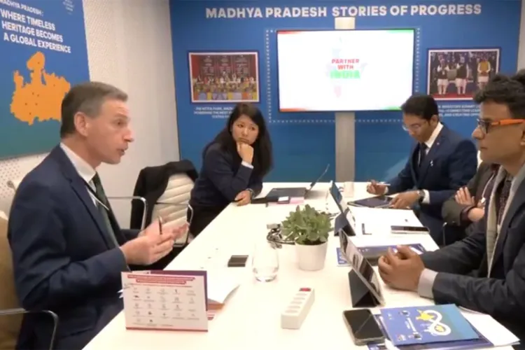 MP Government deligation to WEF 2026 with Herve Couraye, Advisor to TouchLab