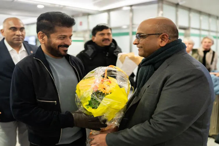 Revanth Reddy lands in Zurich ahead of WEF Davos meet