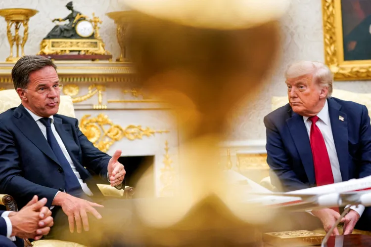  US President Donald Trump with NATO Secretary-General Mark Rutte 